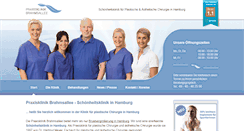Desktop Screenshot of praxisklinik-brahmsallee.de